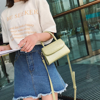 Stone pattern mini tote